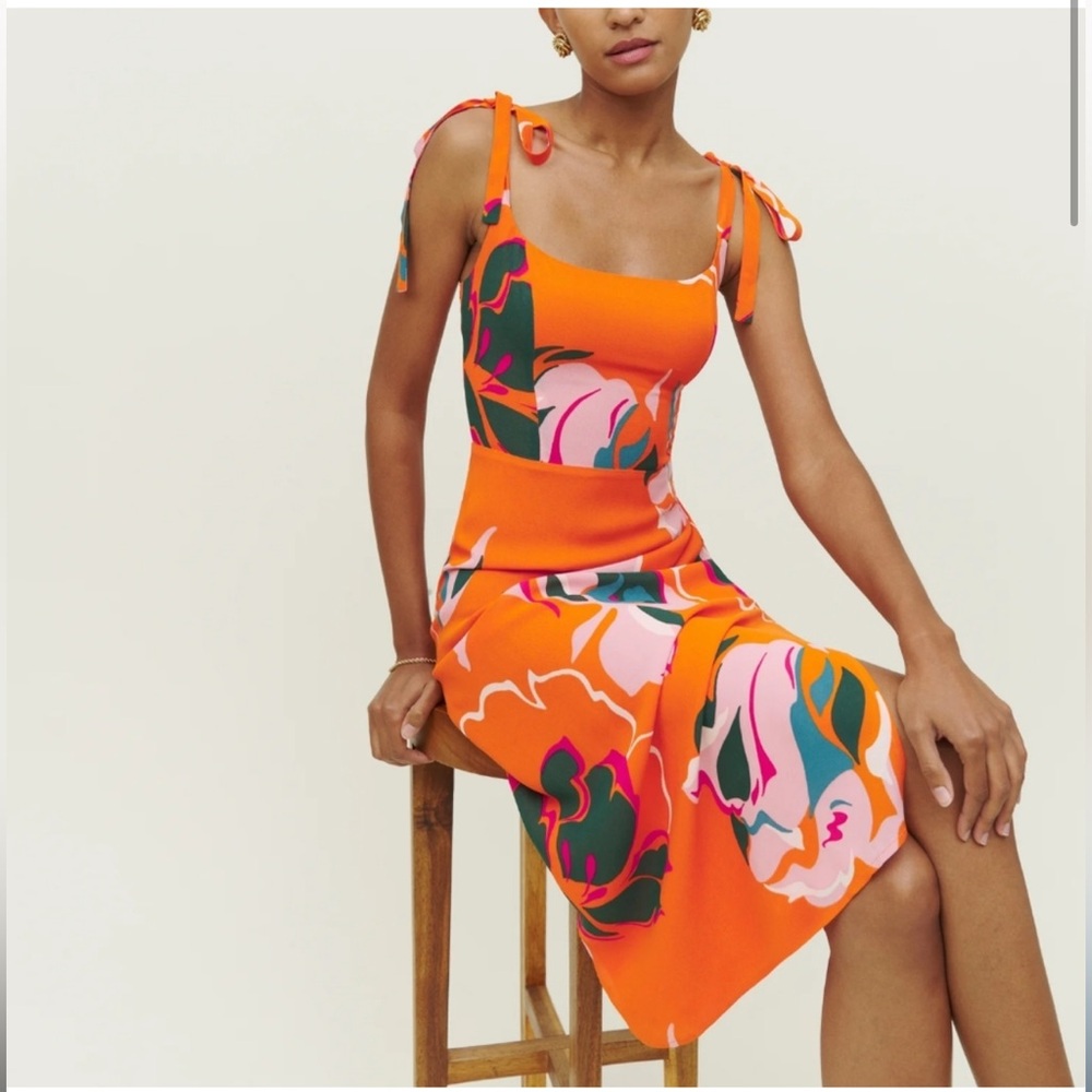 Reformation Besse Dress in Electra - NWT